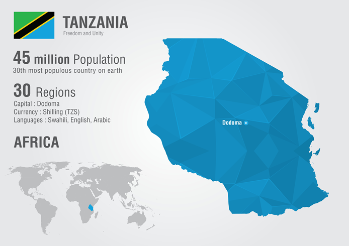 タンザニア国土